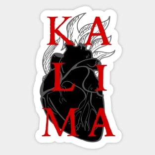 Kali Ma - Burning Heart - Indy Sticker